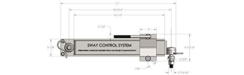 BulletProof Hitches Sway Control System for Reducing Trailer Sway - Attaches to Sway Control Ball Mount