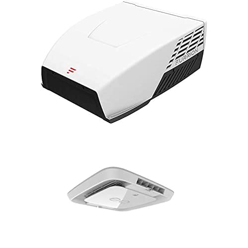 Furrion CHILL Rooftop Air Conditioner with Manual Control. Includes a Chill 14,500 BTU Rooftop Airconditioner (White) Chill Air Distribution Box with Manual Control - EACMAN2-AM
