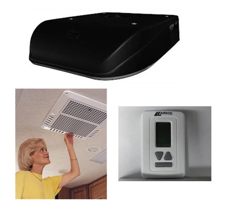 Coleman Mach8 13.5K Ducted Low Profile Black AC w-Heat Pump- Roof, Ceiling, Thermostat
