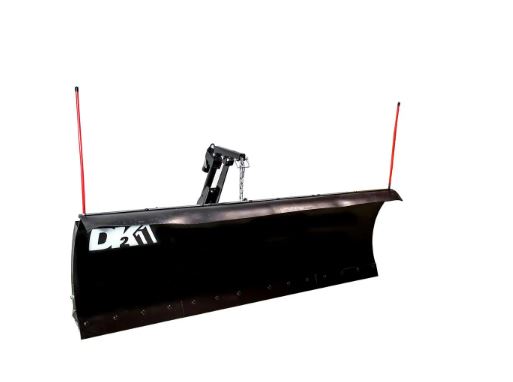 DK2 88 in. x 26 in. Heavy-Duty Universal Mount T-Frame Snow Plow Kit with Actuator and Wireless Remote