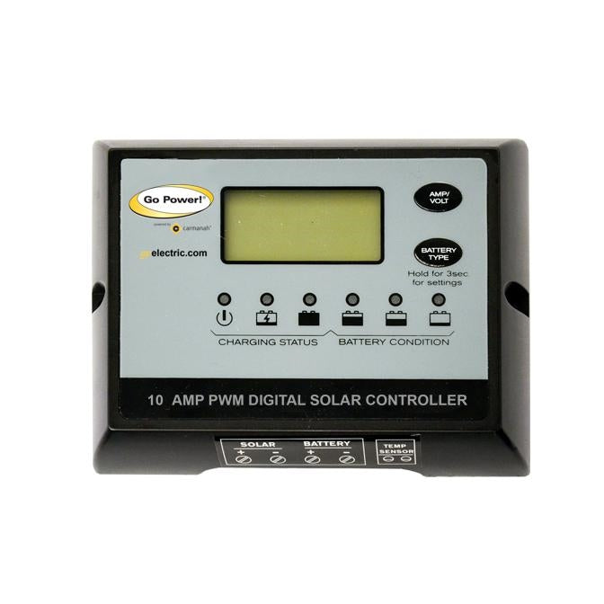 Go Power GP-Flex-30 30 Watt Solar Kit w. 10A Digital Controller